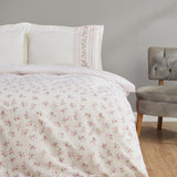 " Karaca Home Glen Doppel Bettbezug Set, 100% Baumwolle, Rosa "