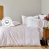 " Karaca Home Glen Doppel Bettbezug Set, 100% Baumwolle, Rosa "