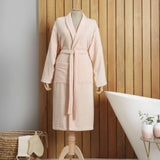 " Karaca Home Dielle Puder Recycle Damen Bademantel S/M "