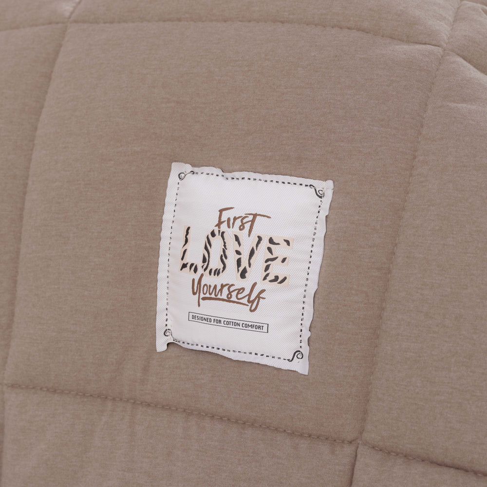 " Karaca Home Motto Einzelbett Cotton Comfort Set/Schlafset Beige "