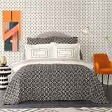 " Karaca Home Minerva Schwarzes Doppelbett Besticktes Duvet-Set "
