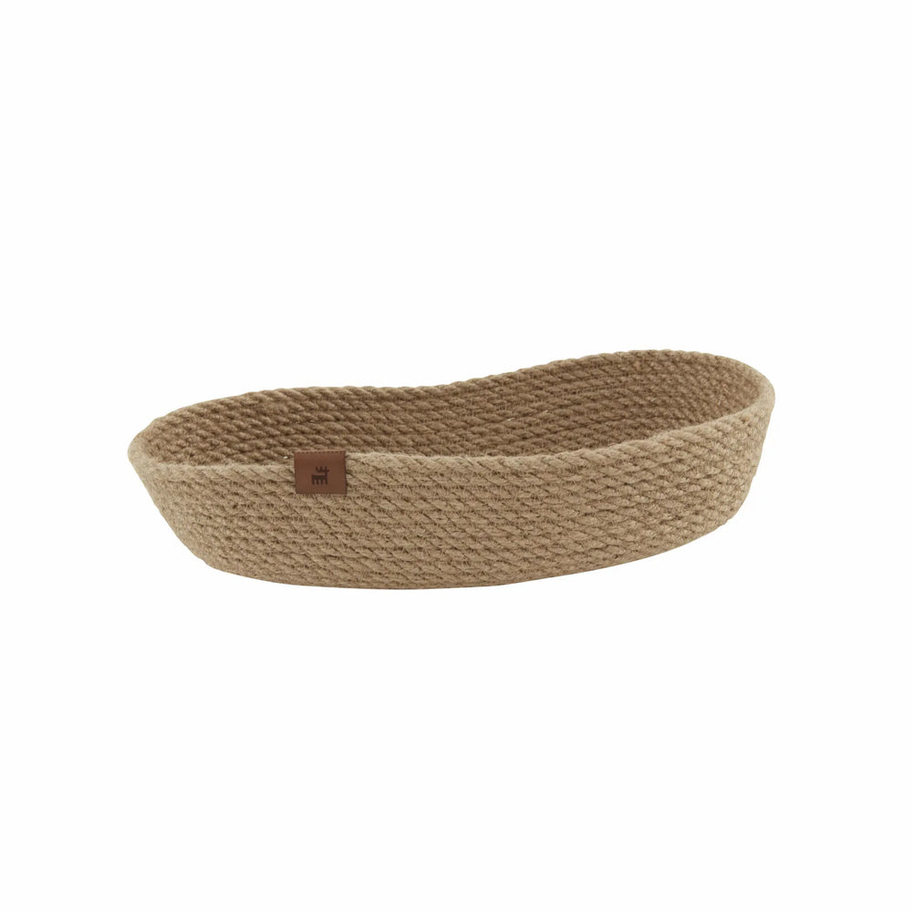 " Karaca Home Alba Jute Dekoteller, Oval, 37 cm "
