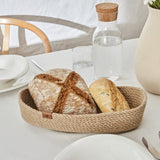 " Karaca Home Alba Jute Dekoteller, Oval, 37 cm "
