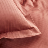 " Karaca Home Uniq 100% Baumwolle Satin Doppelbett-Bettwäsche-Set Terrakotta "