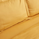 " Karaca Home Uniq 100% Baumwolle Double Sateen Bettbezug Senf "