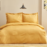" Karaca Home Uniq 100% Baumwolle Double Sateen Bettbezug Senf "