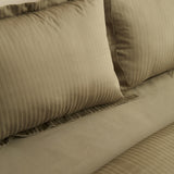 " Karaca Home Uniq 100% Baumwolle Sateen Doppel Bettbezug Set Khaki "