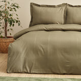 " Karaca Home Uniq 100% Baumwolle Satin Einzel Bettbezug Set, Khaki "