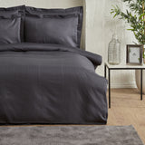 " Karaca Home Uniq 100% Baumwolle Sateen Doppel Bettbezug Set Anthrazit "