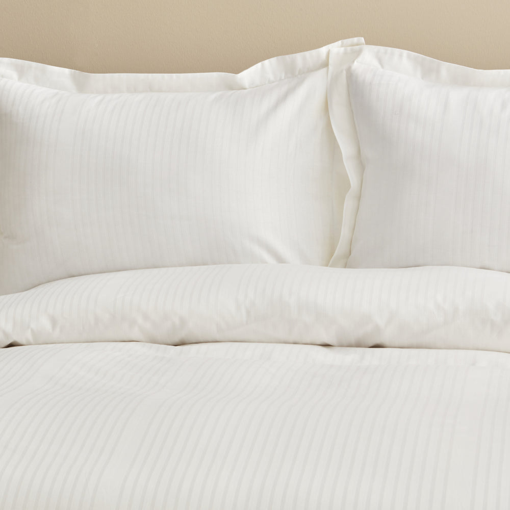 " Karaca Home Uniq 100% Baumwolle Satin Einzel Bettbezug Set, Weiß "
