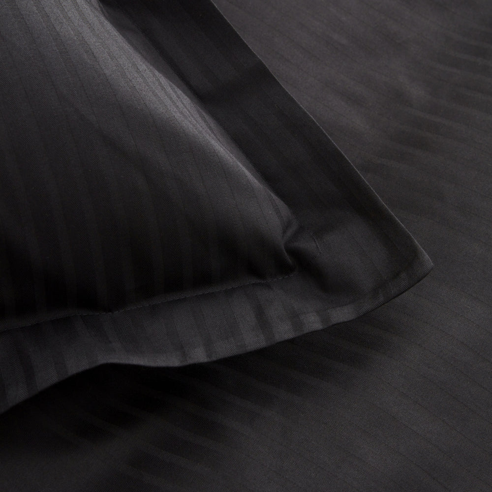 " Karaca Home Uniq 100% Baumwolle Sateen Doppel Bettbezug Set Schwarz "