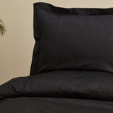 " Karaca Home Uniq 100% Baumwolle Sateen Doppel Bettbezug Set Schwarz "