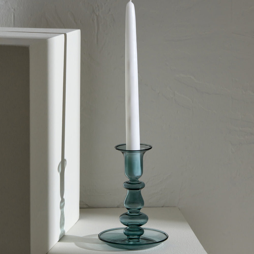 " Karaca Home Alyce Glas-Teelichthalter Grün 13x10 cm "