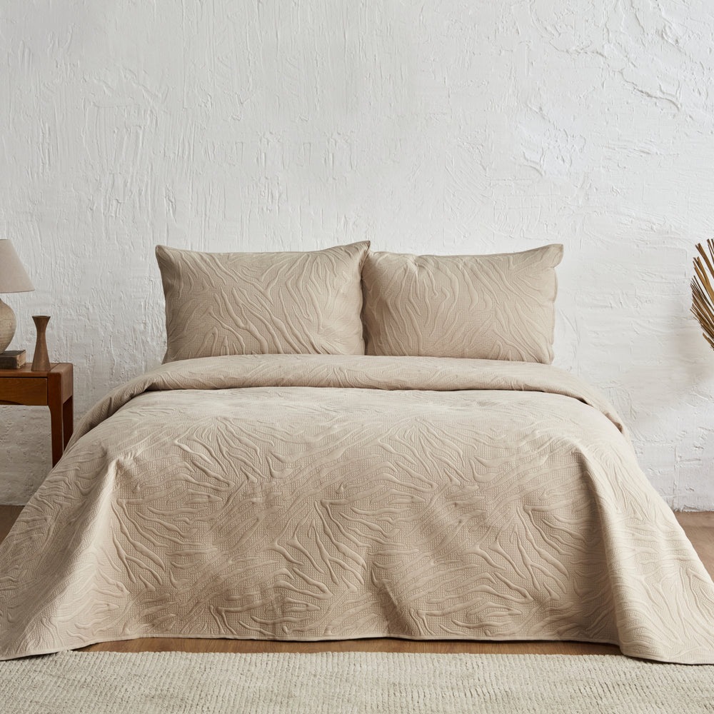 " Karaca Home Sonnia Doppelbettdecke Set Beige "
