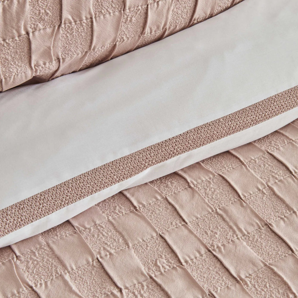 " Karaca Home White Collection Braut Carina 80 Fäden 100% Baumwolle 8-teiliges Hochzeitsset Puder "