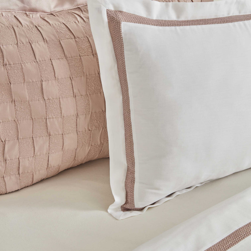 " Karaca Home White Collection Braut Carina 80 Fäden 100% Baumwolle 8-teiliges Hochzeitsset Puder "