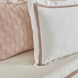 " Karaca Home White Collection Braut Carina 80 Fäden 100% Baumwolle 8-teiliges Hochzeitsset Puder "