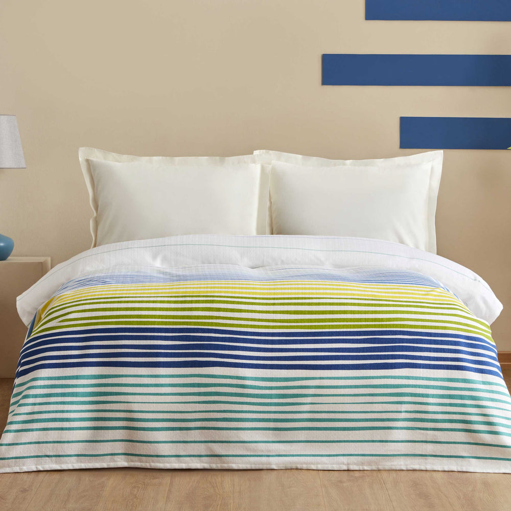 " Karaca Home Elvis 100% Baumwolle Doppelbett Einzelbettdecke Multicolor "