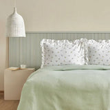 Karaca Lidya Bettwäsche-Set aus 100 % Baumwolle Einzelbett Grün