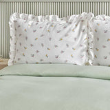 Karaca Lidya Bettwäsche-Set aus 100 % Baumwolle Einzelbett Grün