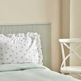 Karaca Lidya Bettwäsche-Set aus 100 % Baumwolle Einzelbett Grün