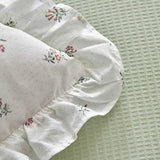 Karaca Lidya Bettwäsche-Set aus 100 % Baumwolle Einzelbett Grün
