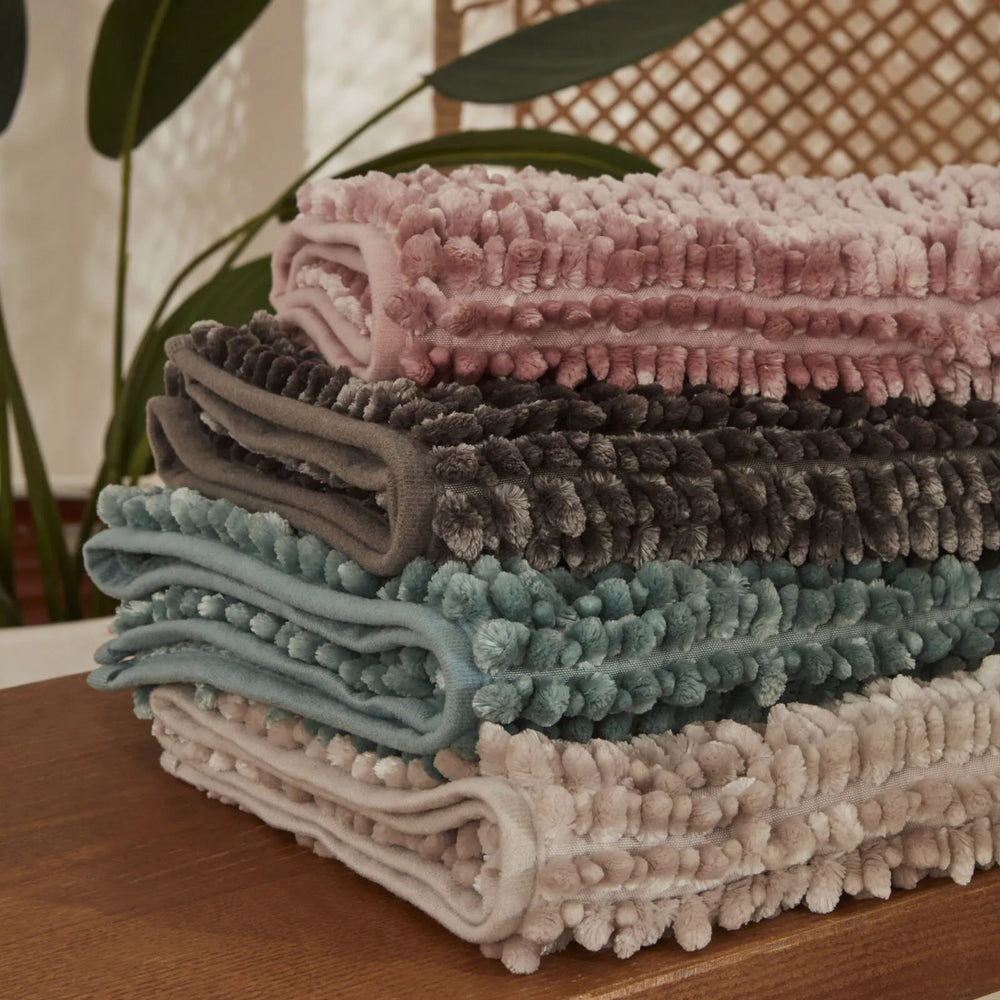 " Karaca Home Jules Makarna Badezimmermatte Beige 60x90 cm "
