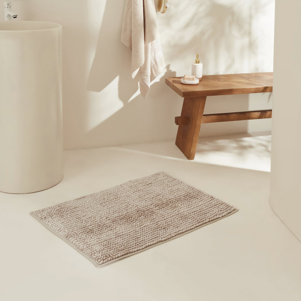 " Karaca Home Jules Makarna Badezimmermatte Beige 60x90 cm "