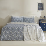 " Sarah Anderson Aria Doppelbett Bettwäsche-Set mit Decke Blau "