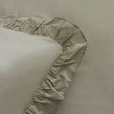 " Karaca Home Pure Ruffle 100% Baumwolle Doppel Bettbezug Sage "
