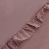 " Karaca Home Pure Ruffle 100% Baumwolle Doppelbett Bettwäsche Set Puder "
