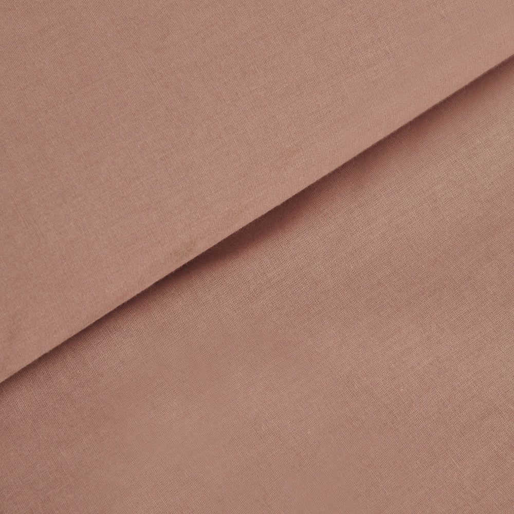 " Karaca Home Pure Ruffle 100% Baumwolle Doppelbett Bettwäsche Set Puder "