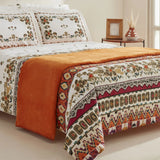 " Karaca Home Runa 100% Baumwolle Doppelbett Bettwäsche Set mit Decke "