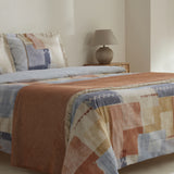 " Karaca Home Simon 100% Baumwolle Doppelbett Bettwäsche und Decken Set "