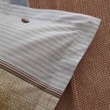" Karaca Home Simon 100% Baumwolle Doppelbett Bettwäsche und Decken Set "