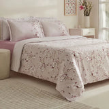 Karaca Pesla Bettwäsche-Set aus 100 % Baumwoll-Satin Einzelbett Rosa