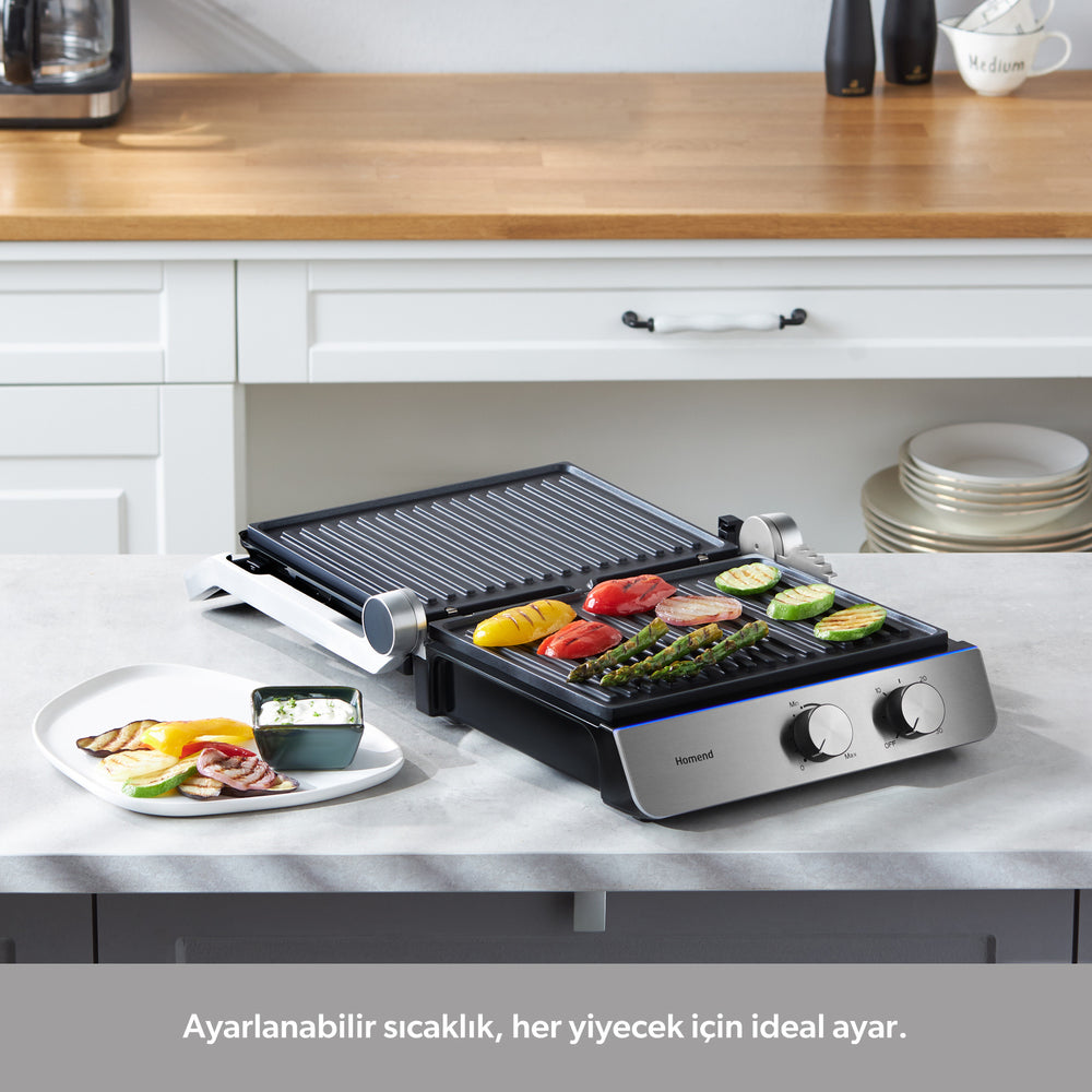 " Homend Grilliant 1344h Inox Toast Und Grillgerät "