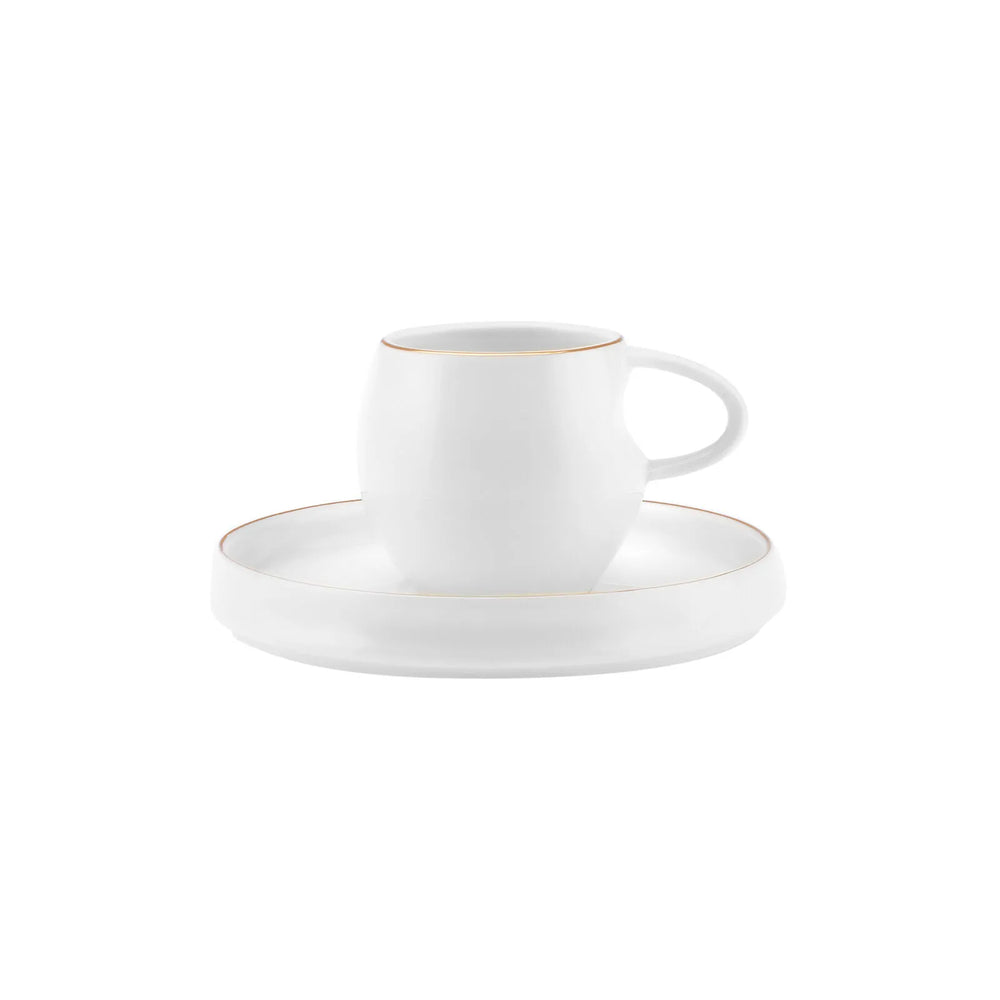 " Karaca Streamline Sunset 6-teiliges Kaffeetassen-Set für 6 Personen, 100 ml "