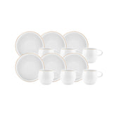 " Karaca Streamline Sunset 6-teiliges Kaffeetassen-Set für 6 Personen, 100 ml "
