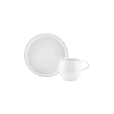 " Karaca Streamline Sunset 6-teiliges Kaffeetassen-Set für 6 Personen, 100 ml "