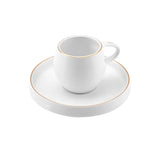 " Karaca Streamline Sunset 6-teiliges Kaffeetassen-Set für 6 Personen, 100 ml "