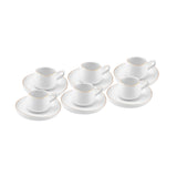 " Karaca Hole Porzellan Kaffeetasse Set für 6 Personen 90ml "