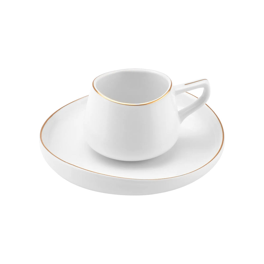 " Karaca Hole Porzellan Kaffeetasse Set für 6 Personen 90ml "