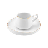 " Karaca Hole Porzellan Kaffeetasse Set für 6 Personen 90ml "
