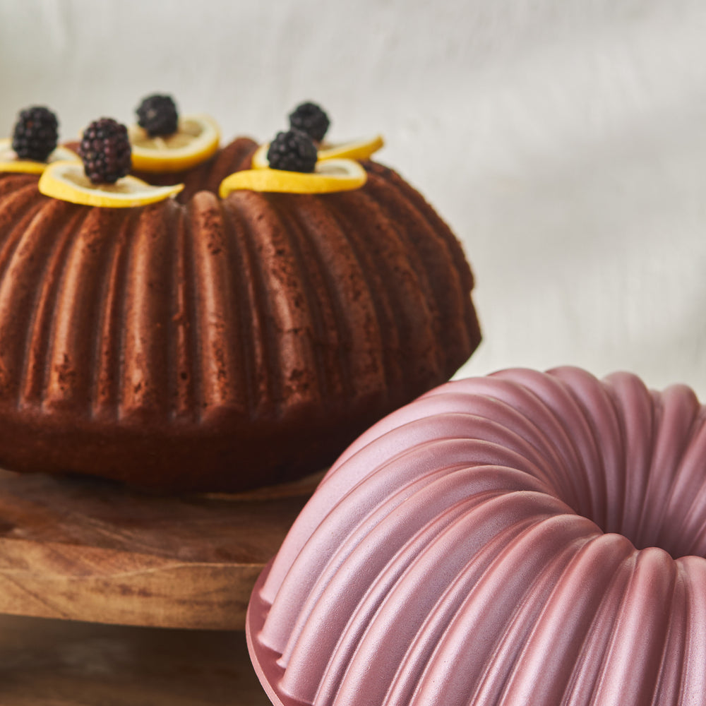 " Karaca Cake Pro Bundform Aluminiumguss Rosa Kuchenform "
