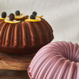 " Karaca Cake Pro Bundform Aluminiumguss Rosa Kuchenform "