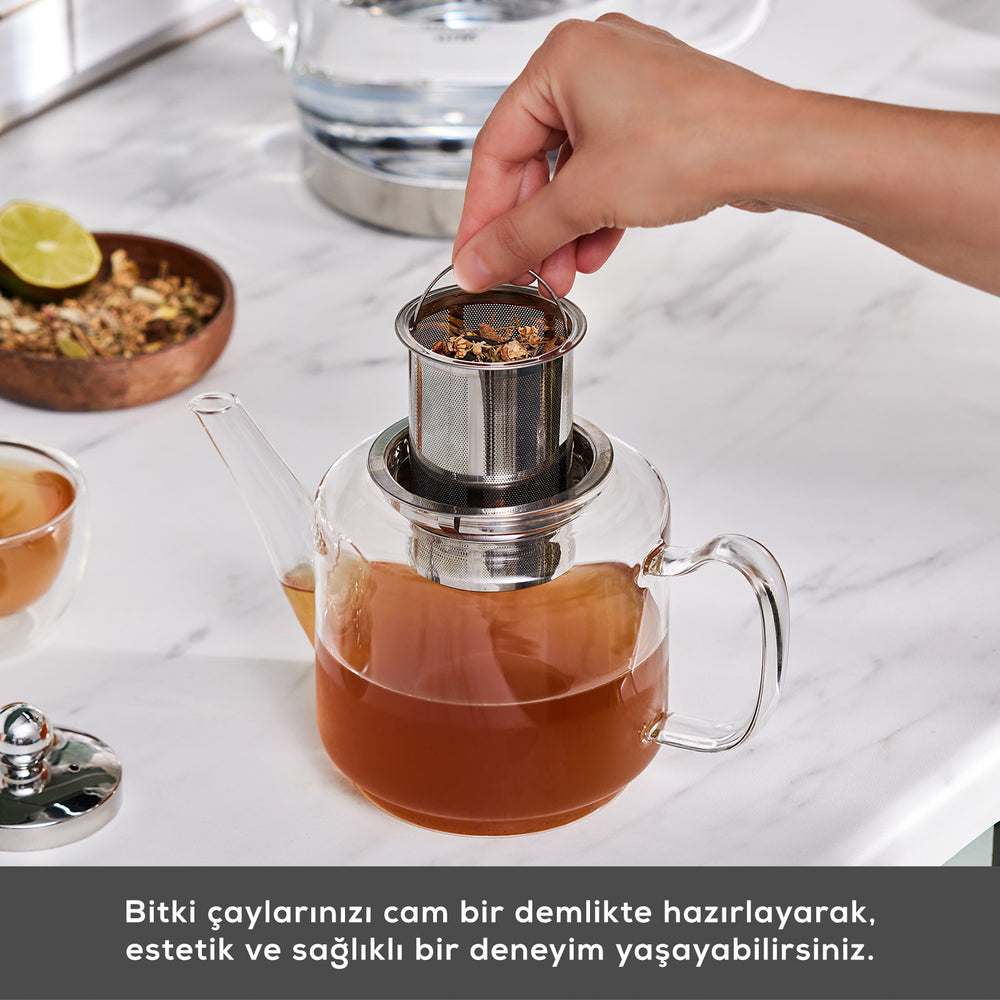 " Karaca Dora Glas-Teekanne XL "