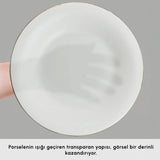 " Karaca Fine Pearl New Fame Frühstücksset für 6 Personen, 26-teilig – Gold "