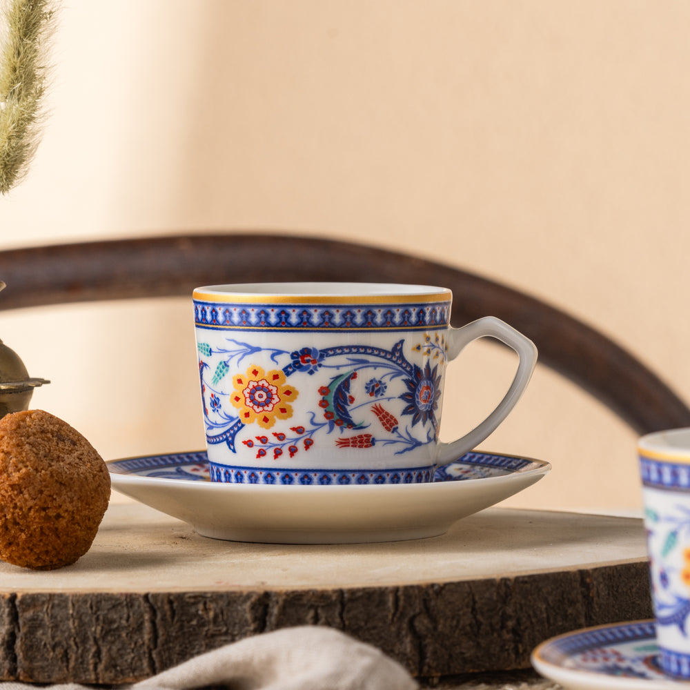 " Karaca Linden-Kaffeetassen-Set, 2 Personen, 80 ml "