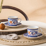 " Karaca Linden-Kaffeetassen-Set, 2 Personen, 80 ml "